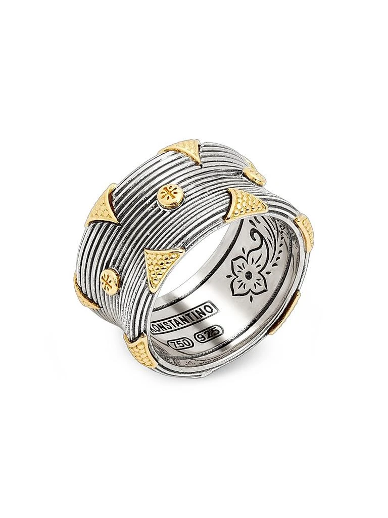 Konstantino Delos 2.0 Amazons 18K Gold & Sterling Silver Ring 2