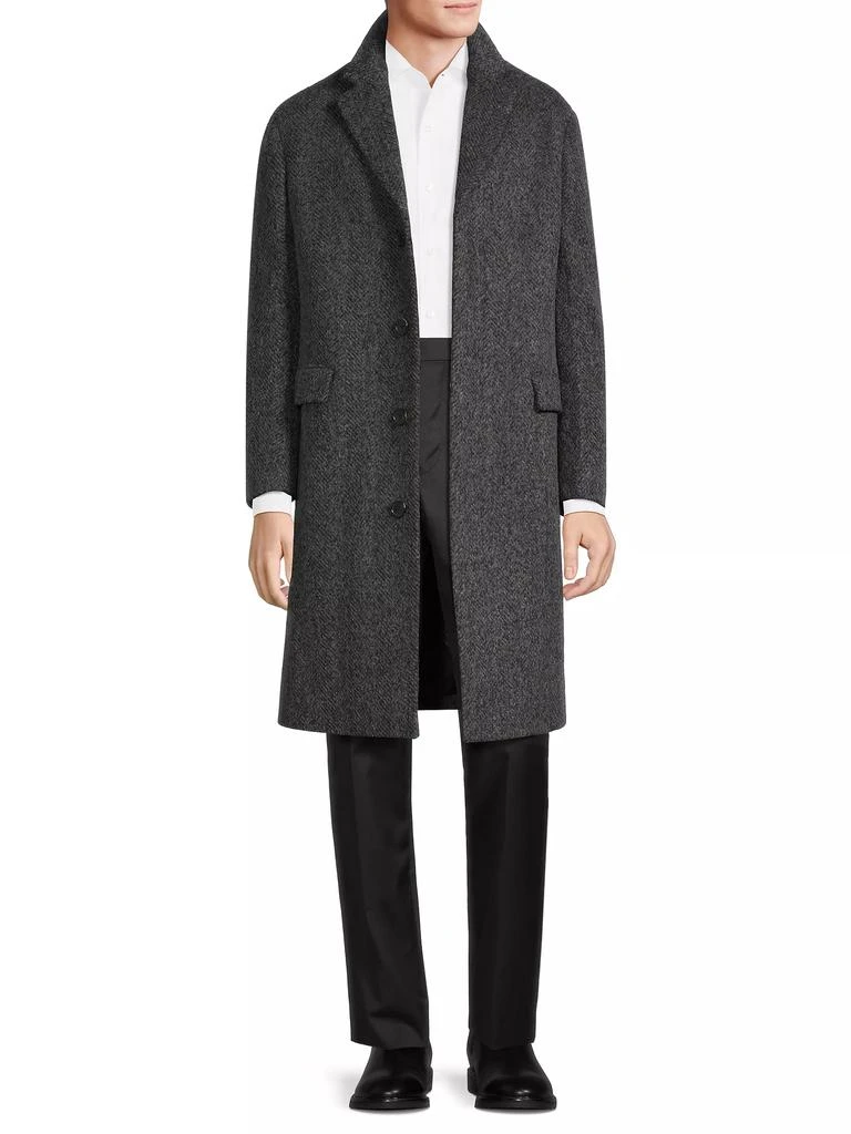 Cardinal of Canada Mercer Herringbone Wool-Alpaca Coat 2