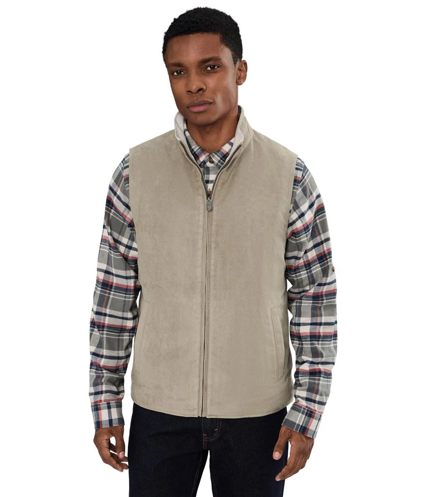 Johnston 
Murphy Faux Suede Reversible Vest