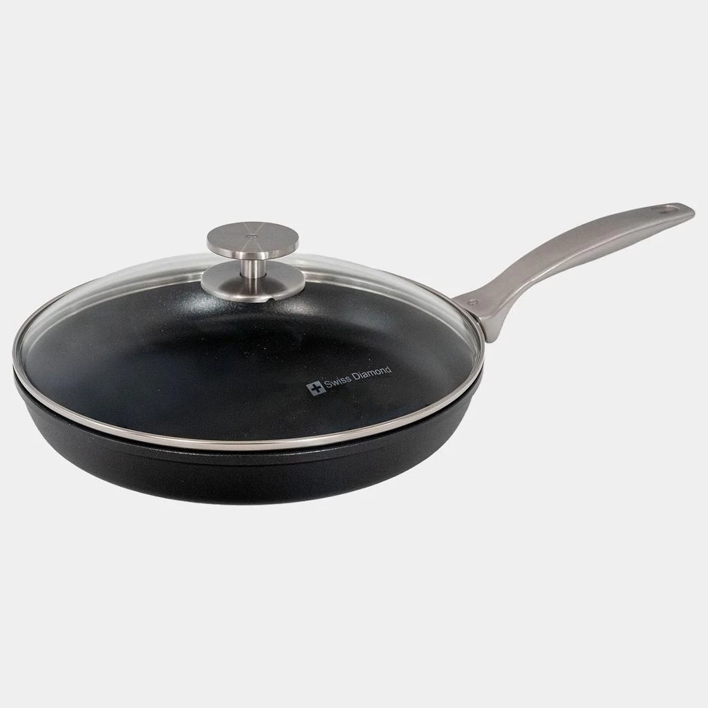 Swiss Diamond CHD Nonstick Fry Pan, 10.25-Inch with Lid
