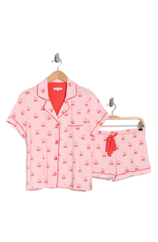 PJ Salvage Notch Collar Short Sleeve Shirt 
Shorts Pajamas 3