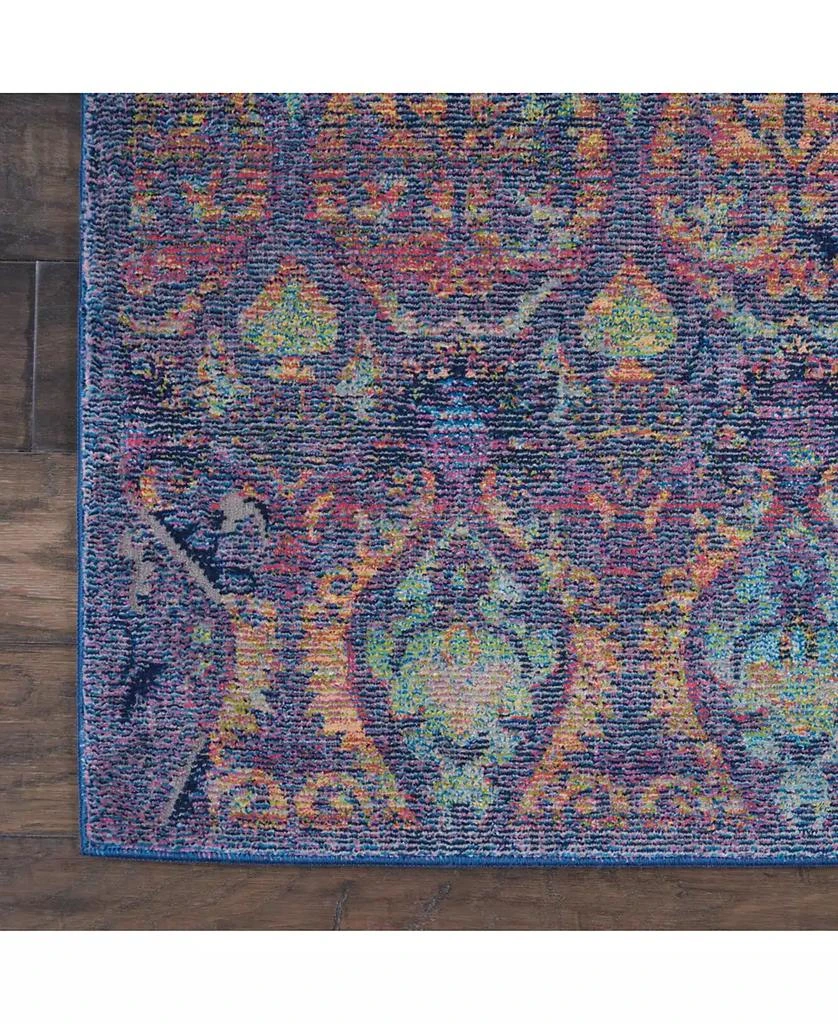 Nourison Ankara Global ANR08 Navy and Multi 2
 x 6
 Runner Rug 4