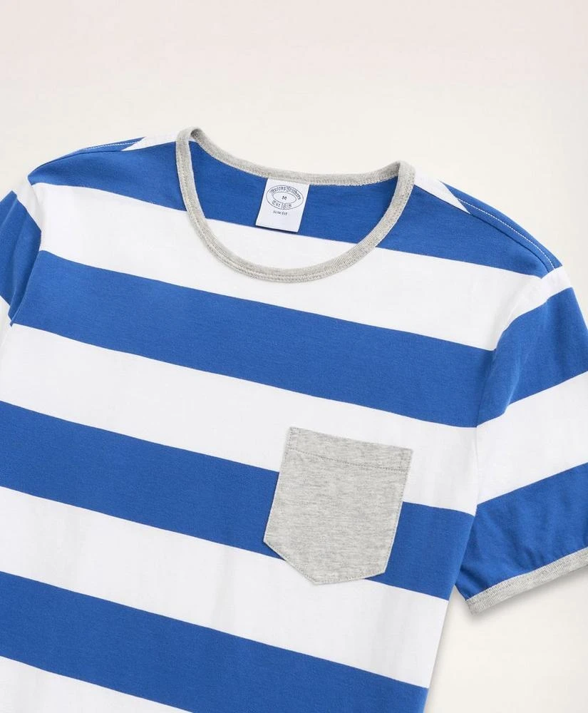 Brooks Brothers Cotton Striped Pocket T-Shirt 2