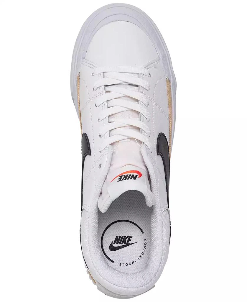 NIKE Women's Court Legacy Lift Platform Casual Sneakers from Finish Line 4
