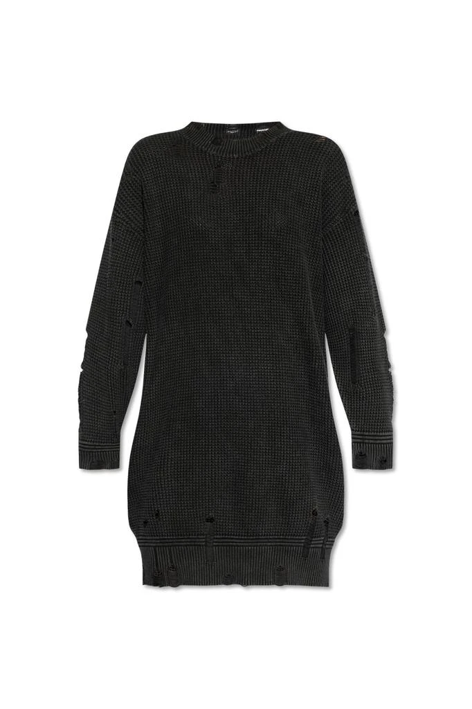 R13 R13 Distressed Knit Sweater Dress 1