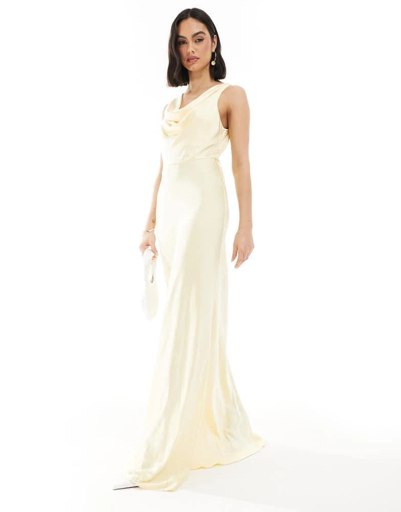 Six Stories Bridesmaid cowl neck satin maxi dress in lemon On Sale Now with Up to 20% Off | Discover Exclusive Deals & Savings at BeyondStyle Authentic Six Stories Home|women Six Stories Bridesmaid cowl neck satin maxi dress in lemon On Sale Now with Up to 20% Off | Discover Exclusive Deals & Savings at BeyondStyle Authentic Six Stories Home|women