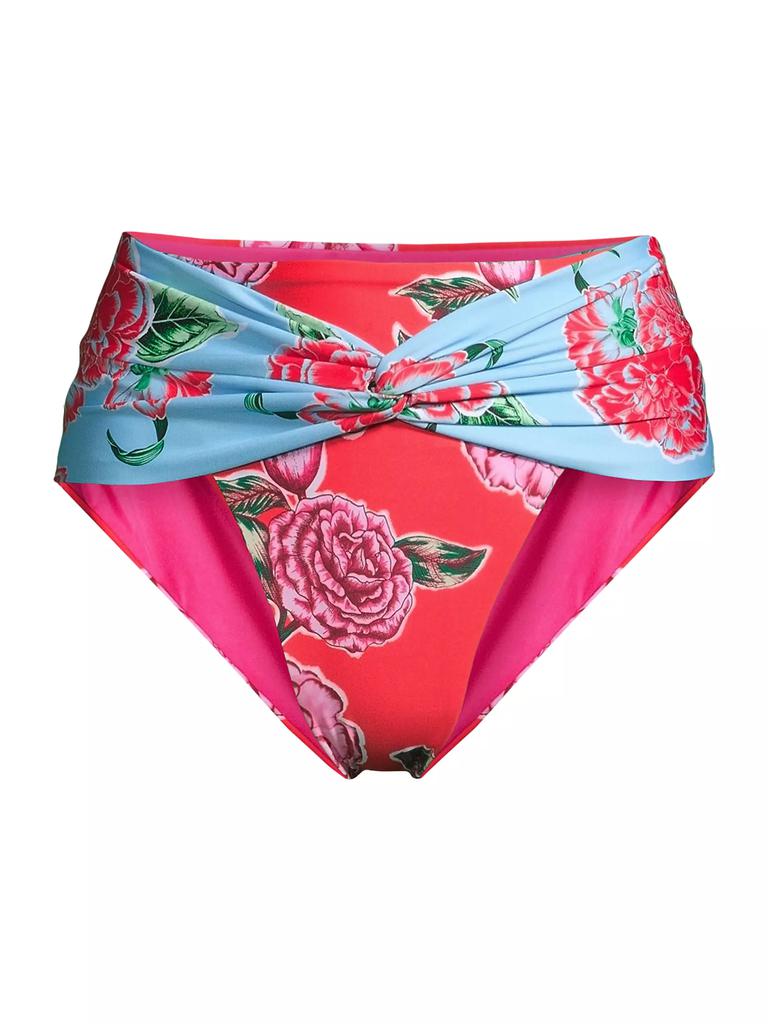 Agua Bendita Fiorever Darcy Floral High-Rise Bikini Bottom