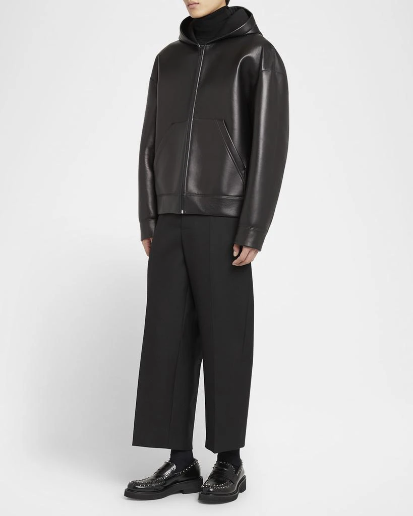 Valentino Men's Master Glove Full-Zip Leather Jacket 2
