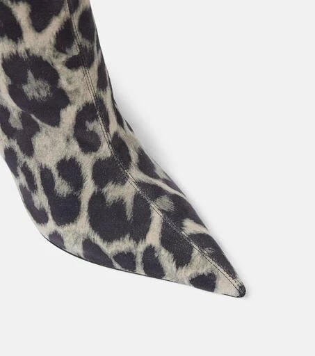 Paris Texas Jessica 105 calf hair knee-high boots 5