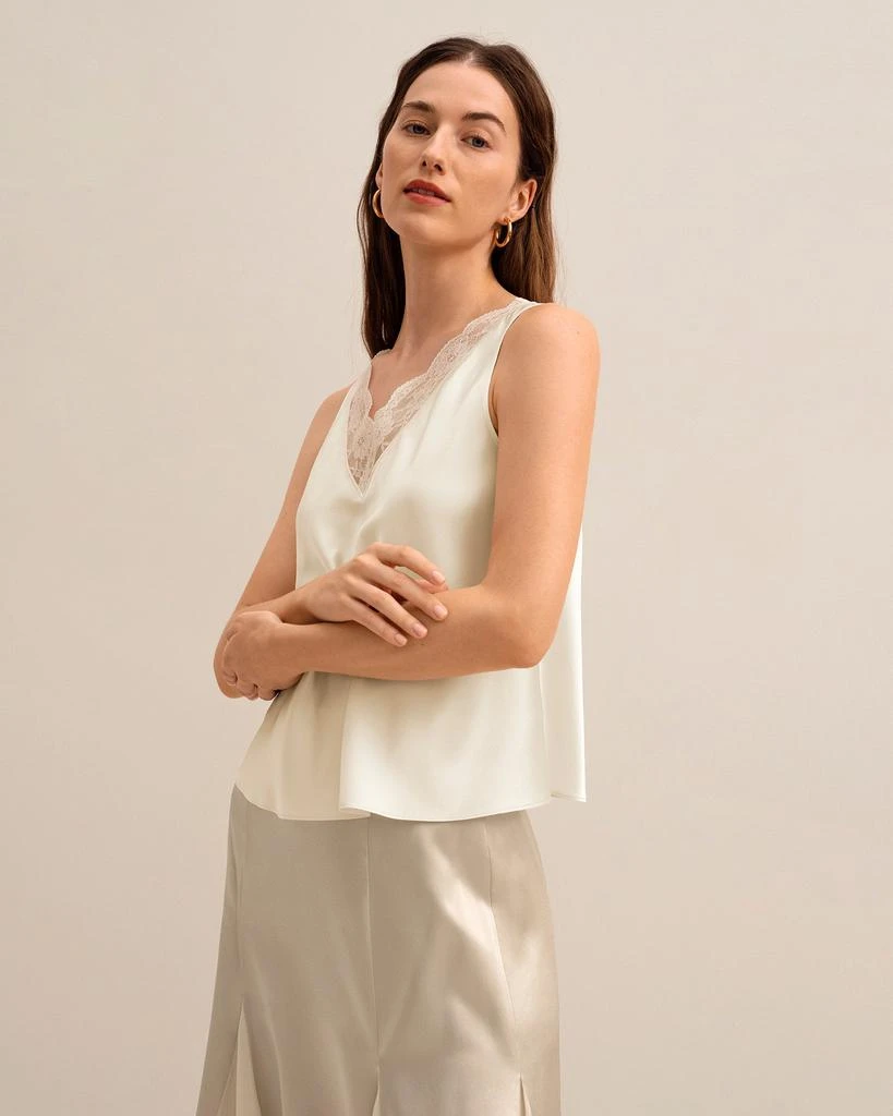 LILYSILK The Armeria Lace Tank for Women 3