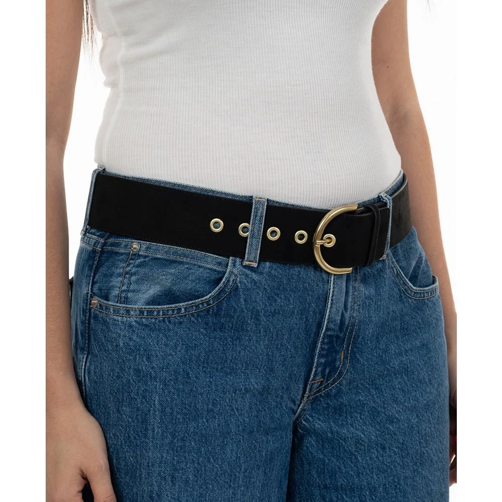 Style & Co Women's Faux-Suede Stretch Belt, Created for Macy's 5