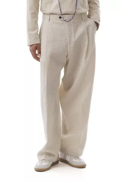 Lc23 LC23 Seersucker Wide Leg Trouser Pant 1