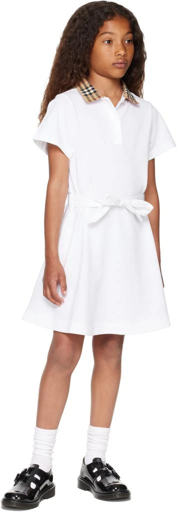 Shop Kids White Check Collar Cotton Polo Shirt Dress on Sale at BeyondStyle   Get 56% Off Kids White Check Collar Cotton Polo Shirt Dress with  Limited-Time Flash Deals, Exclusive Discounts, and
