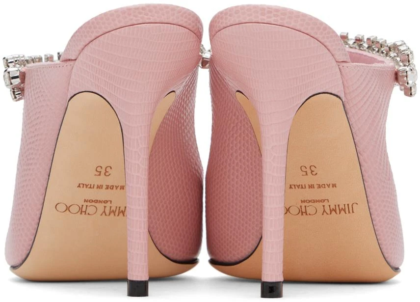 Jimmy Choo Pink Bing 100 Mules 2