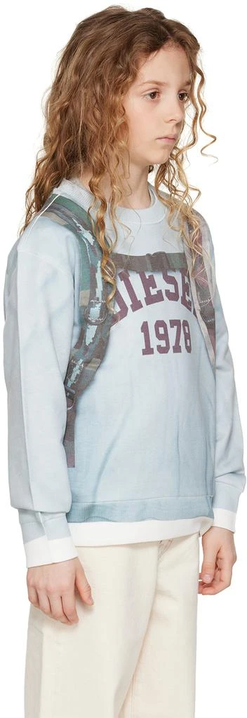 Diesel Kids Blue Saffy Over Sweatshirt 2
