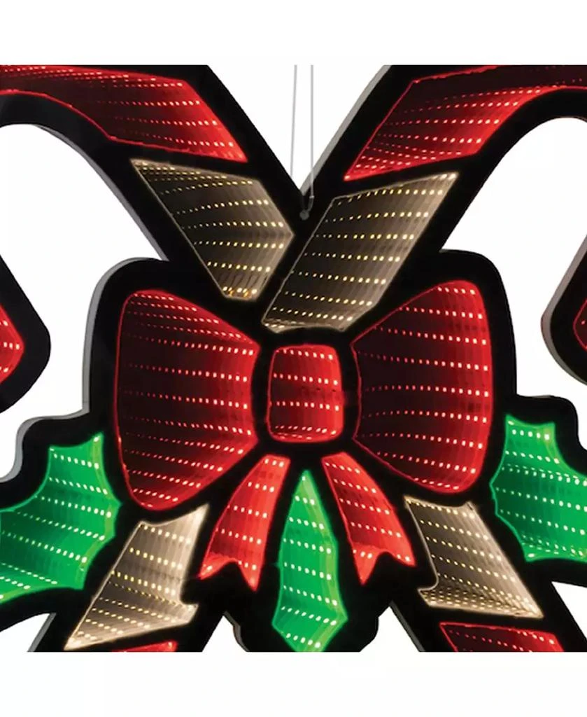 Slickblue Infinity Double Candy Cane Decoration – Unique Holiday Accent for Festive Displays 3