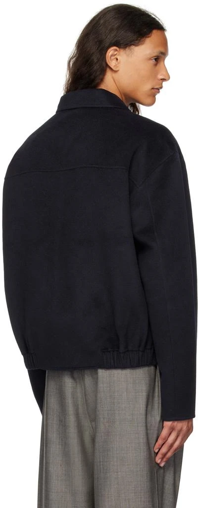 Róhe Navy Double-Faced Wool Jacket 3