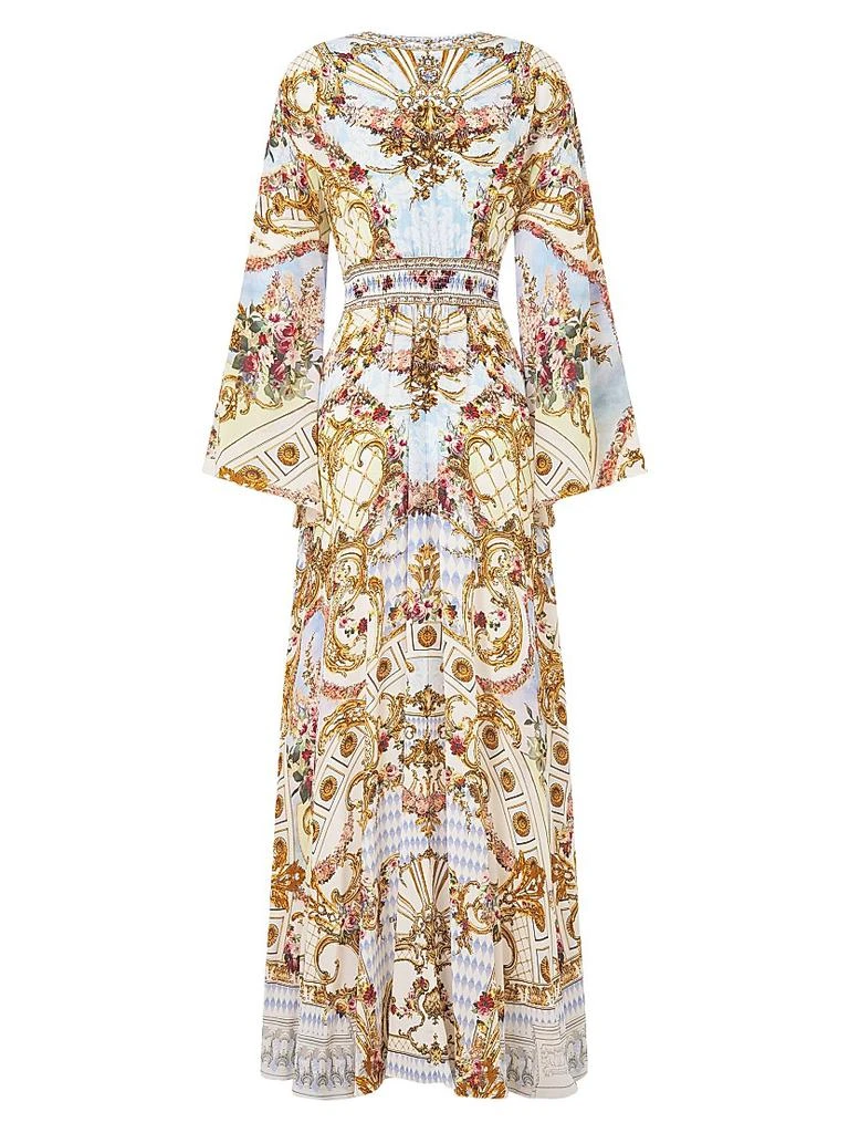 petite plus maxi dress PinkBlush Petite Ivory Solid Off Shoulder Maternity Maxi Dress