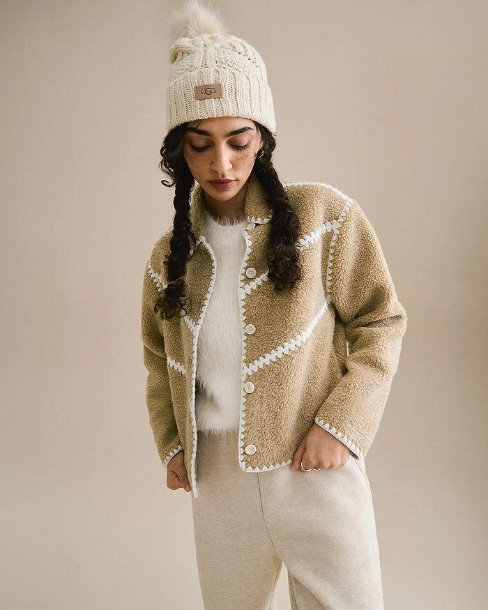 UGG Cable Knit Pom Beanie - Hats - Free Shipping - BeyondStyle display picture 1