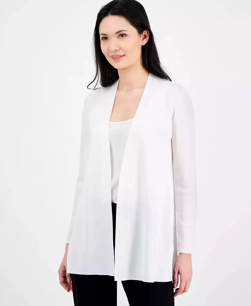 Anne Klein Women's Napa Fine Rib Pocket Cardigan 1