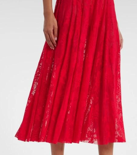 norma kamali red lace dress Norma Kamali Lace Swim Dress