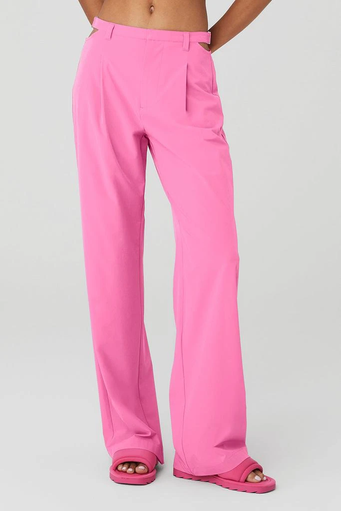 Alo Mid-Rise Showdown Trouser - Paradise Pink 1