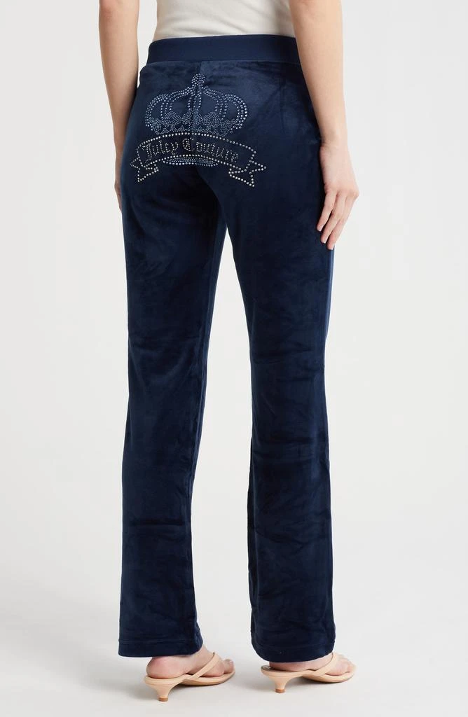 Juicy Couture Velour Wide Leg Track Pants 2