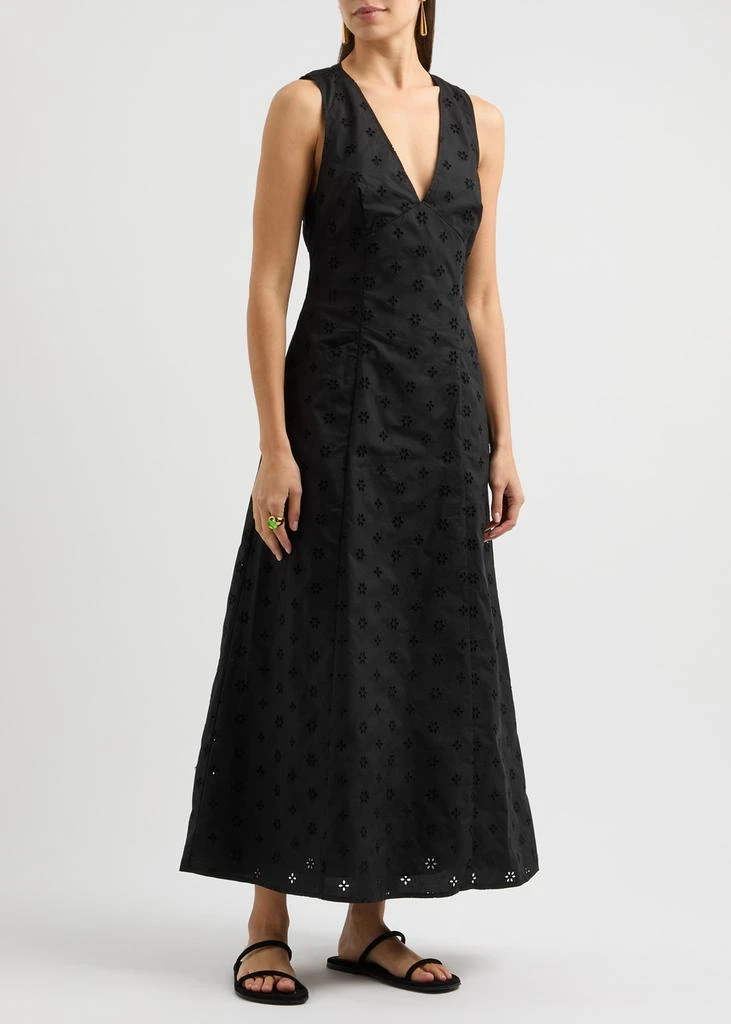 Matteau Broderie anglaise cotton maxi dress 2