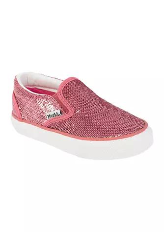 Mudd Toddler Girls Poppy Glitter Slip On Sneakers