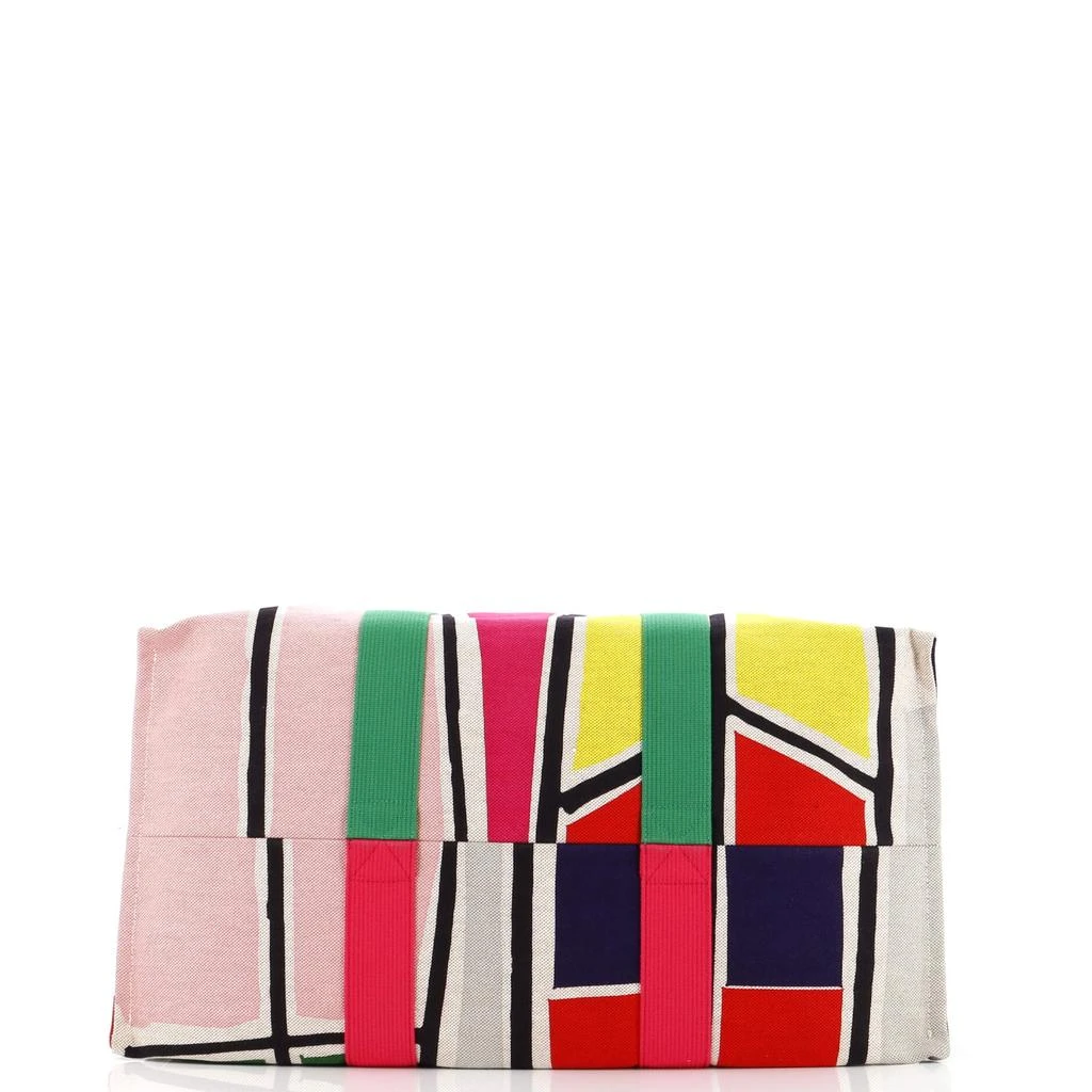 Hermes Beach Bag Printed Toile Maxi 5