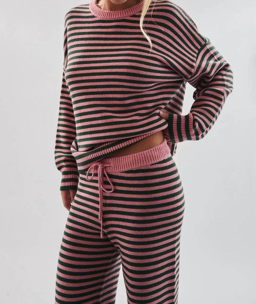 LE LIS Le Lis - Stripe Sweater 
Pants Set 6