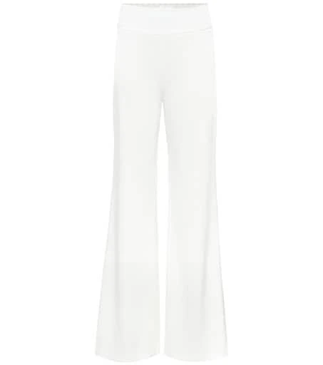 Galvan High-rise wide-leg crêpe pants 1