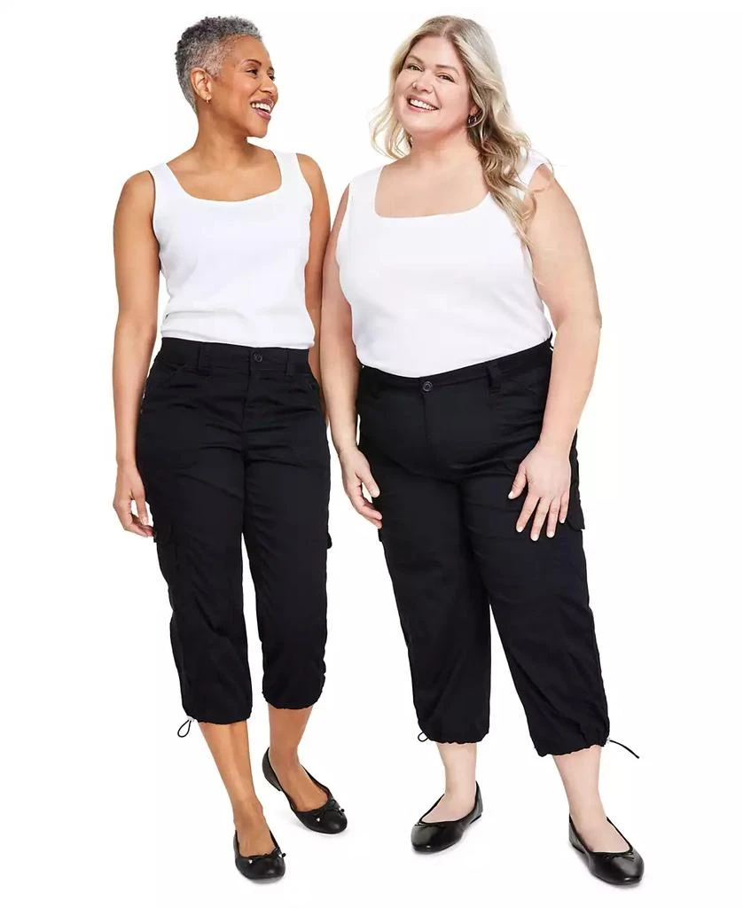 Style & Co Plus Size Cargo Capri Pants, Exclusively at Macy's 5
