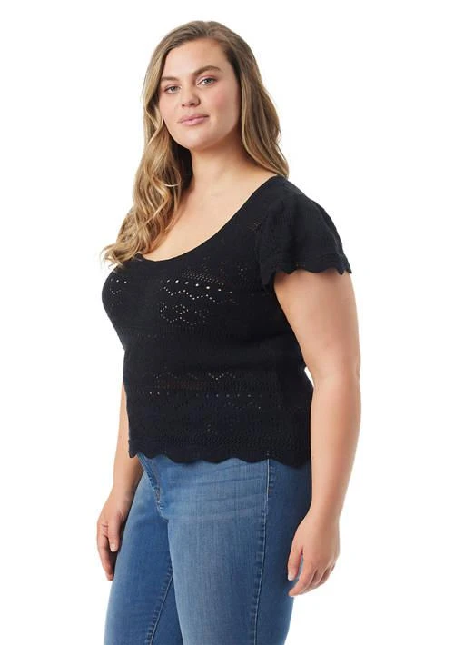 Jessica Simpson Simpson Plus Size Jete Short Sleeve Top 3