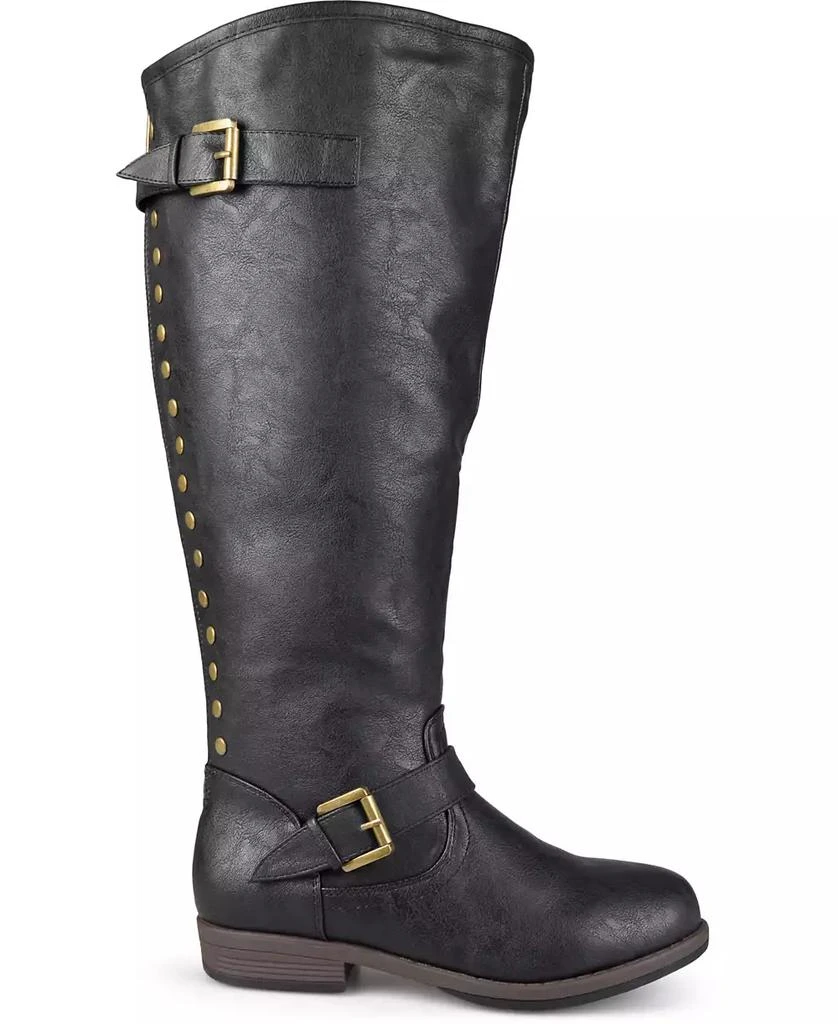 Journee Collection Women's Spokane Wide Calf Knee High Riding Boots 6