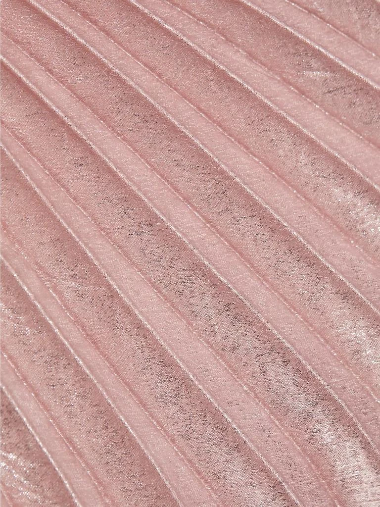 L'Idée Deesse Pleated Halter Maxi Dress 7