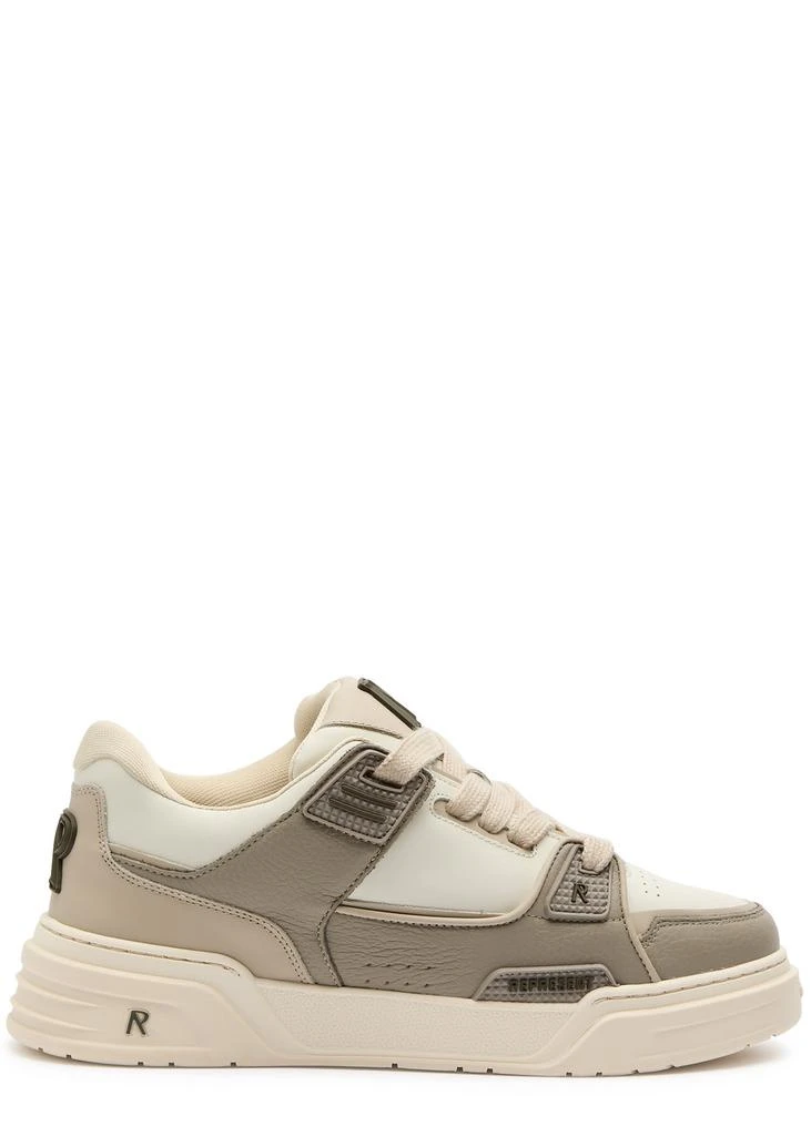 Represent Studio panelled leather sneakers 1