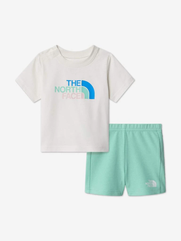 The North Face Baby Cotton Short Set in Green 1