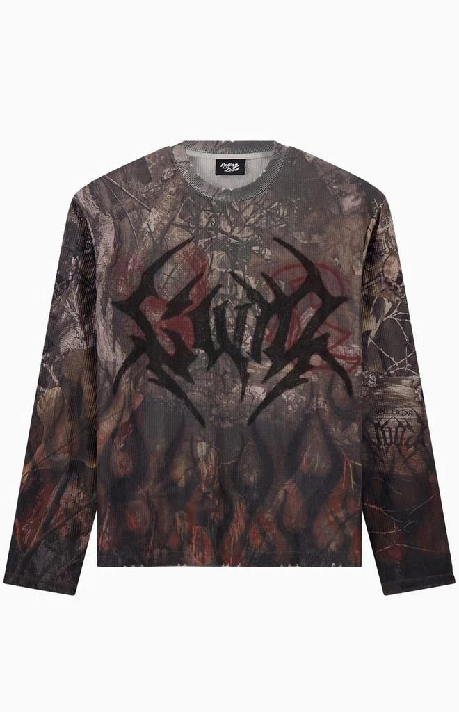 Rolling Loud Gothic Flame Long Sleeve T-Shirt