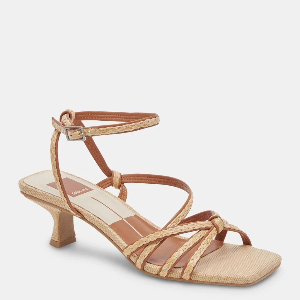 Dolce Vita Bev Braid Heels Brown Natural Jute 3