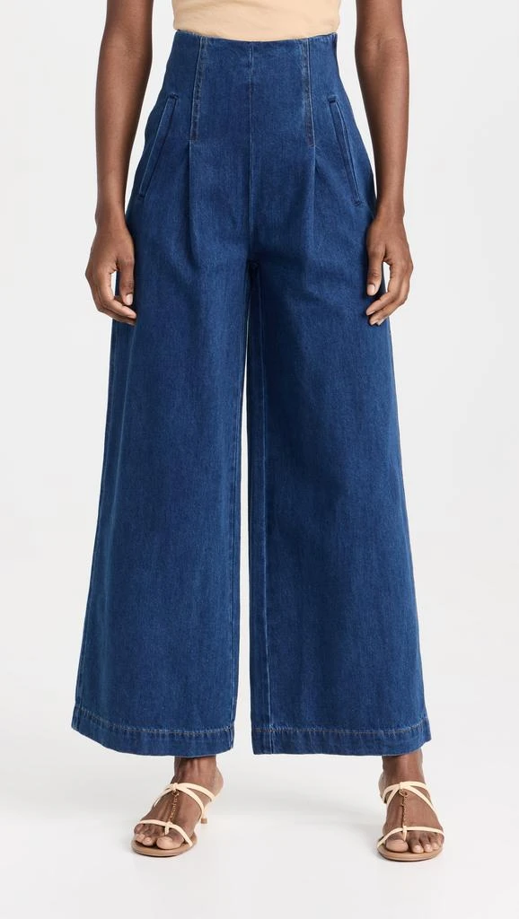 ROSETTA GETTY High Rise Wide Leg Jeans 1