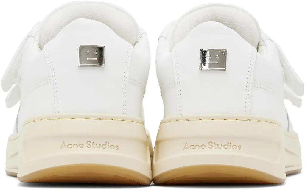 Acne Studios White Velcro Strap Sneakers 2