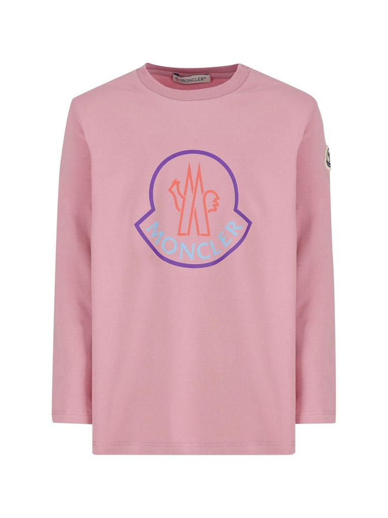 モンクレール　ロンT 4A キッズ Moncler Moncler Kids Logo-Print Long-Sleeve T-Shirt, Size 3Y