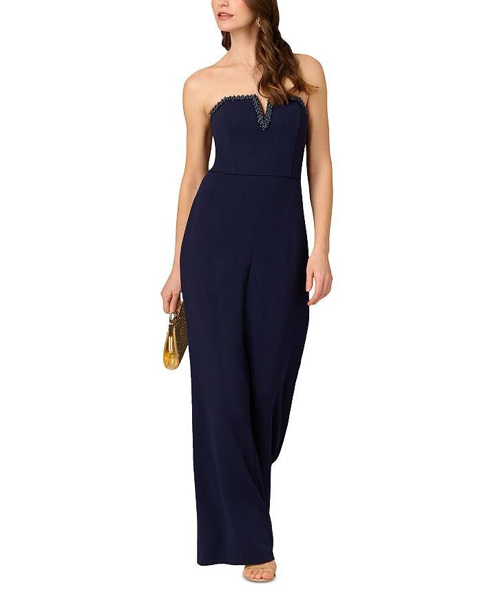 Aidan Mattox Strapless Jumpsuit 4