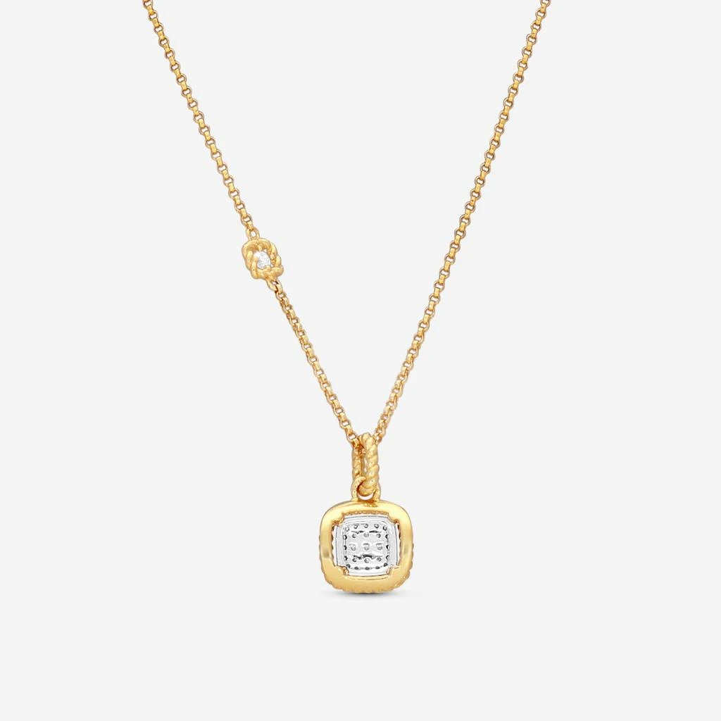 Roberto Coin Roberto Coin New Barocco 18K Yellow & White Gold Diamond Pendant Necklace 7771466AJCHX 3