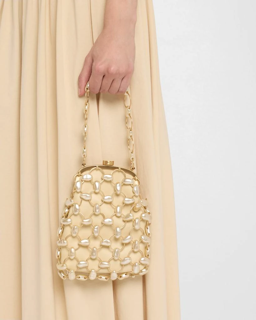 Cult Gaia Brielle Faux Pearl Top-Handle Bag 2