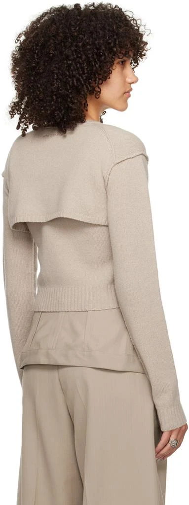 Acne Studios Beige Button-Up Tank Top & Cardigan Set 3