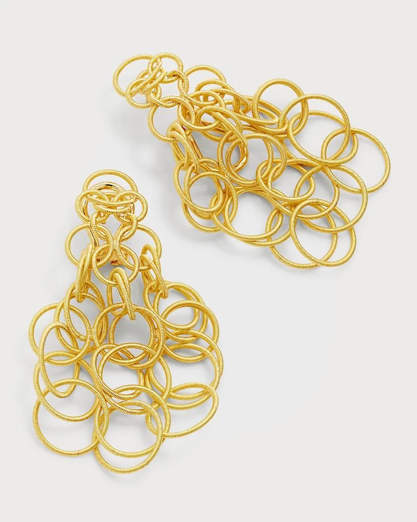 Buccellati Hawaii 18K Gold Chandelier Earrings 3