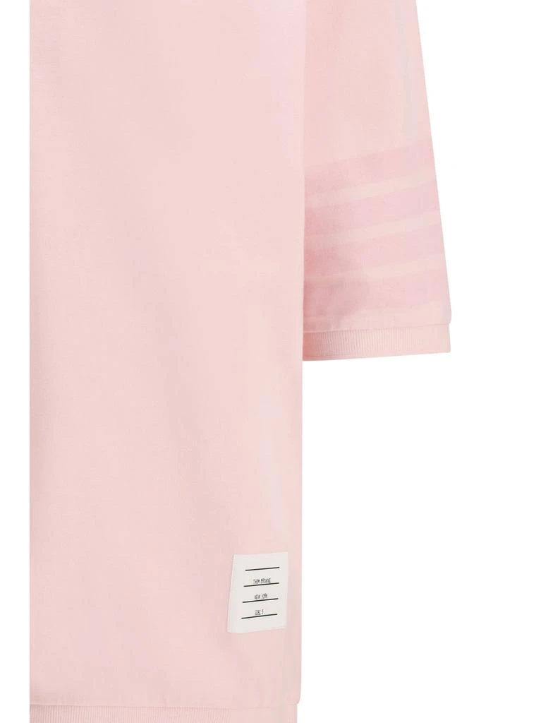 Thom Browne Thom Browne Ottoman 4-Bar Logo Patch Polo Shirt 3