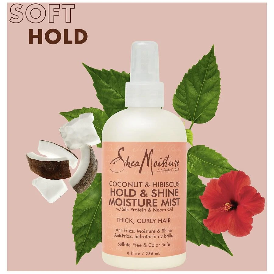 SheaMoisture Hold and Shine Moisture Mist Coconut and Hibiscus 9